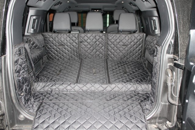 Land Rover Defender 130 2022 - Present (8 Seat) (Cup Holders) (Raised Boot Platform) Fully Tailored Boot Liner